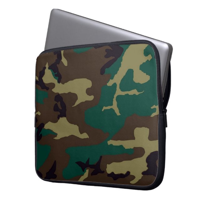 Camoflouge Laptop Sleeve (Front Left)