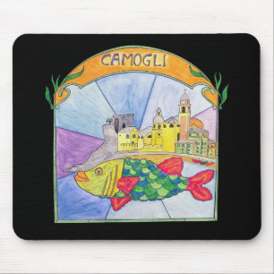 Camogli Fish Mouse Pad