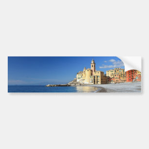 Camogli, seaside and church bumper sticker