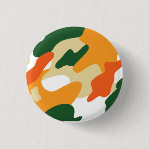 camouflage 3 cm round badge