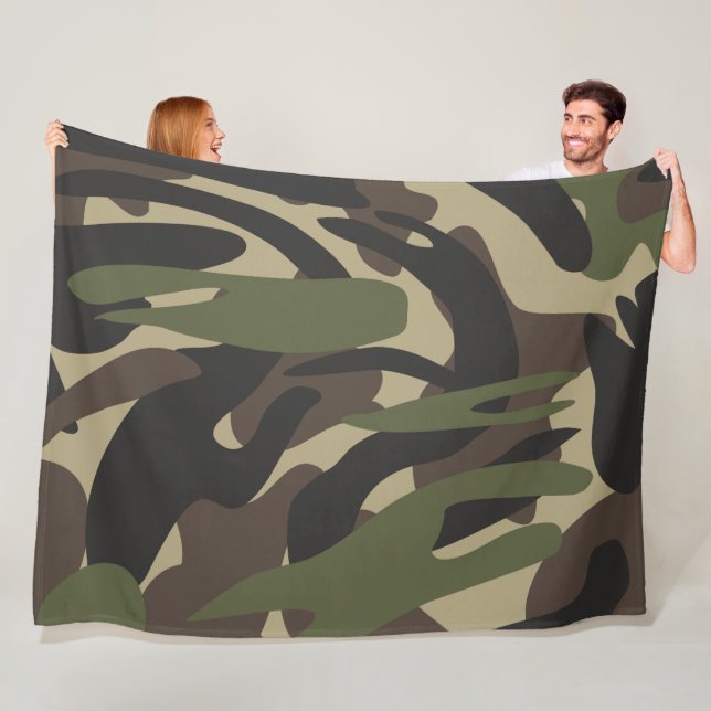 Camouflage 8 60x80 Fleece Blanket (In Situ)