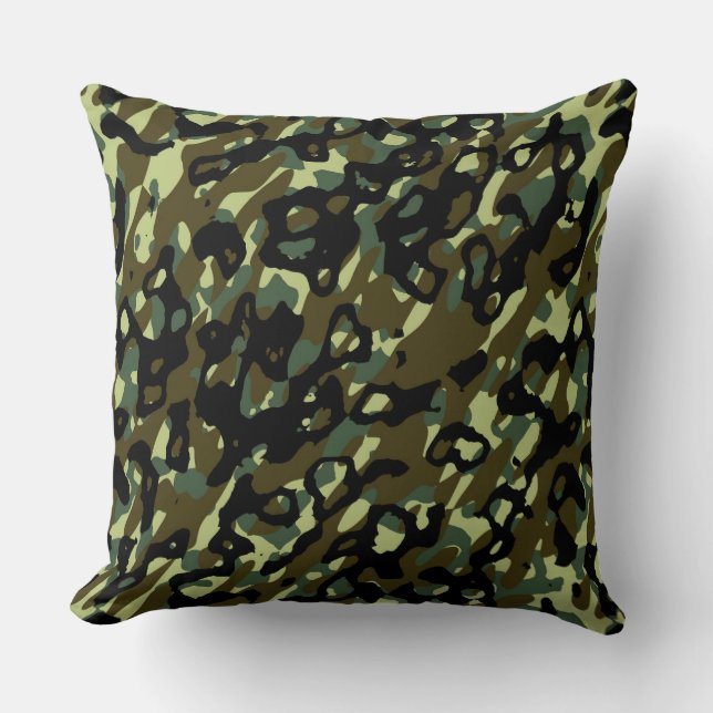 Camouflage Abstract 2 Cushion (Front)