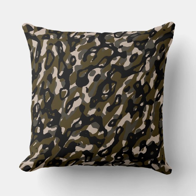 Camouflage Abstract 5 Cushion (Front)