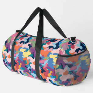 Camouflage Abstract Colours Duffle Bag