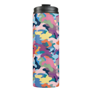 Camouflage Abstract Colours Thermal Tumbler