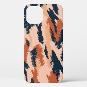 Camouflage Abstract: Vintage Seamless Wallpaper. iPhone 12 Case