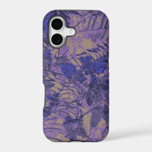Camouflage against blue flower