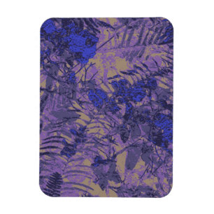 Camouflage against blue flower magnet