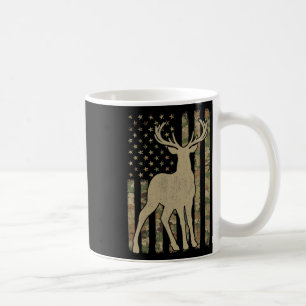 Camouflage American Flag Usa Hunter Deer Hunting E Coffee Mug