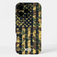 Camouflage American Flag,USA,Patriotic,Green,Gift,