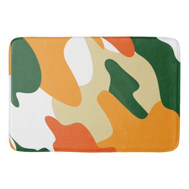 camouflage bath mat (Front)
