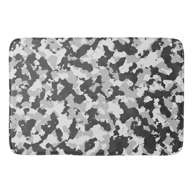 camouflage bath mat (Front)