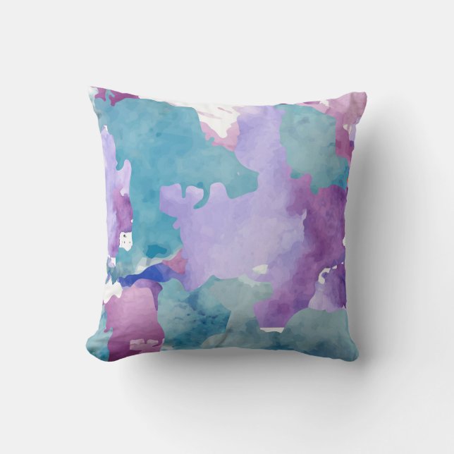 Camouflage Blue Cushion (Front)