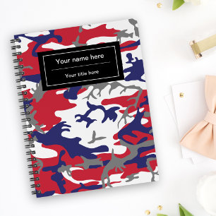 Camouflage, Blue White Red Grey, Military, Army Planner