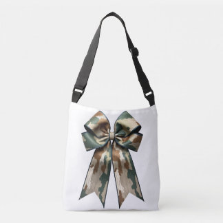 Camouflage Bow Design - Stylish Military-Inspired  Crossbody Bag