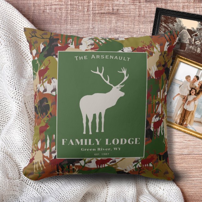 Camouflage Brown Green Personalized Cushion (Creator Uploaded)