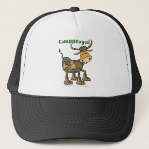 Camouflage Bull Trucker Hat
