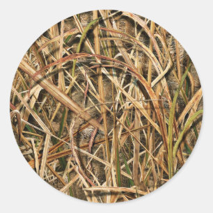 Camouflage By john Classic Round Sticker