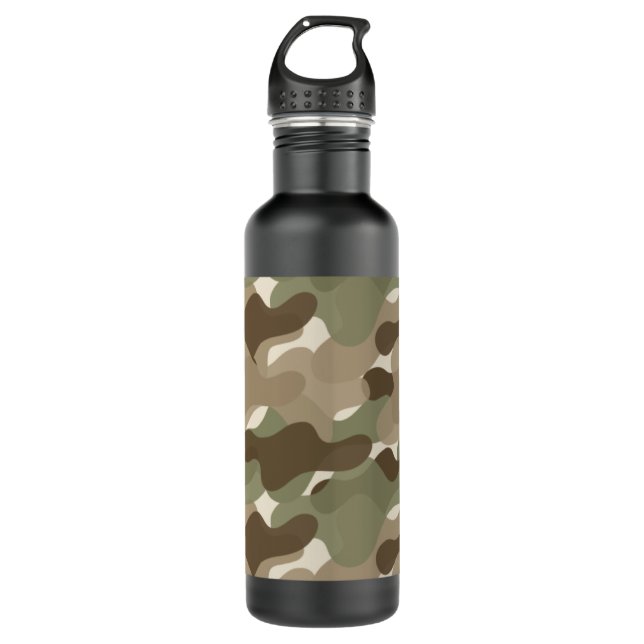 Camouflage Camo BPA Free 710 Ml Water Bottle (Front)