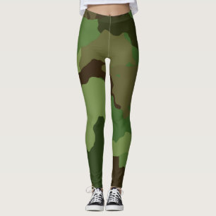 Camouflage Camo Personalised Leggings