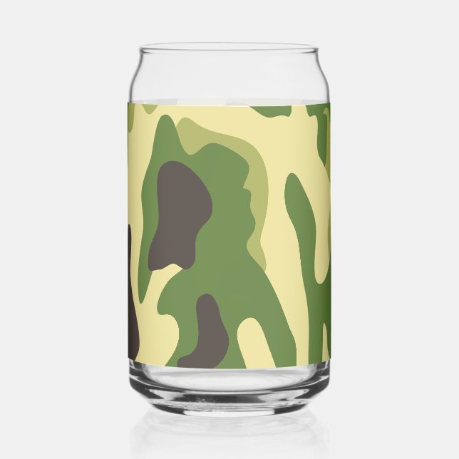 Camouflage Can Glass (Back)