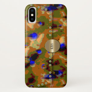 Camouflage Clutch Bag iPhone X Case