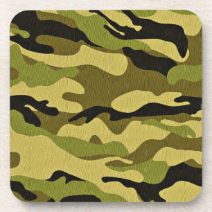 camouflage coaster set