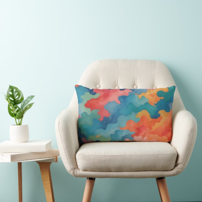 camouflage colours lumbar cushion (Chair)