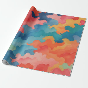 camouflage colours wrapping paper