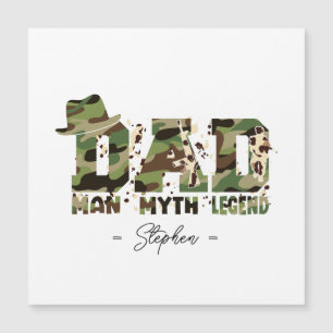 Camouflage "Dad – Man, Myth, Legend"