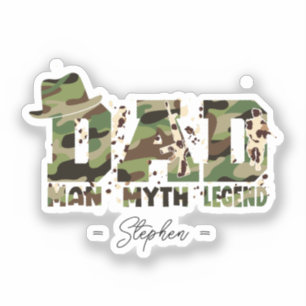 Camouflage "Dad – Man, Myth, Legend"