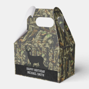 Camouflage Deer Hunting Men's Birthday Favour Boxe Favour Box