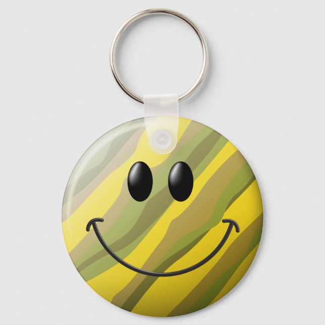 Camouflage Face Key Ring (Front)