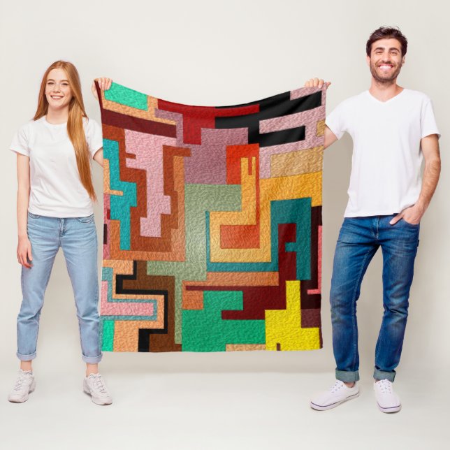 Camouflage Fleece Blanket (In Situ)