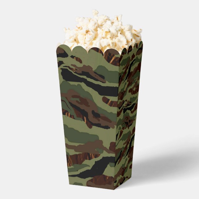 Camouflage Full Pattern 2 Favour Box (Popped)