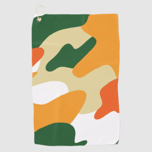 camouflage golf towel