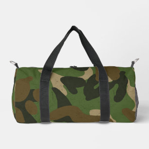 Camouflage Green Duffle Bag