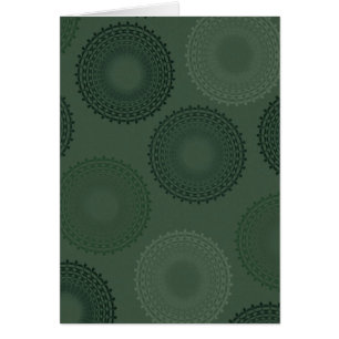 Camouflage Green Lace Doily