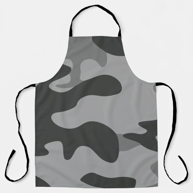Camouflage Grey Accessories Apron (Front)