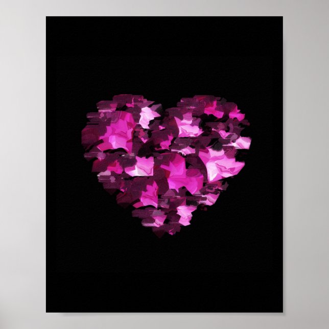 Camouflage Heart Poster (Front)