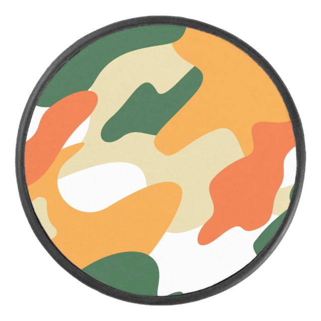 camouflage hockey puck (Front)