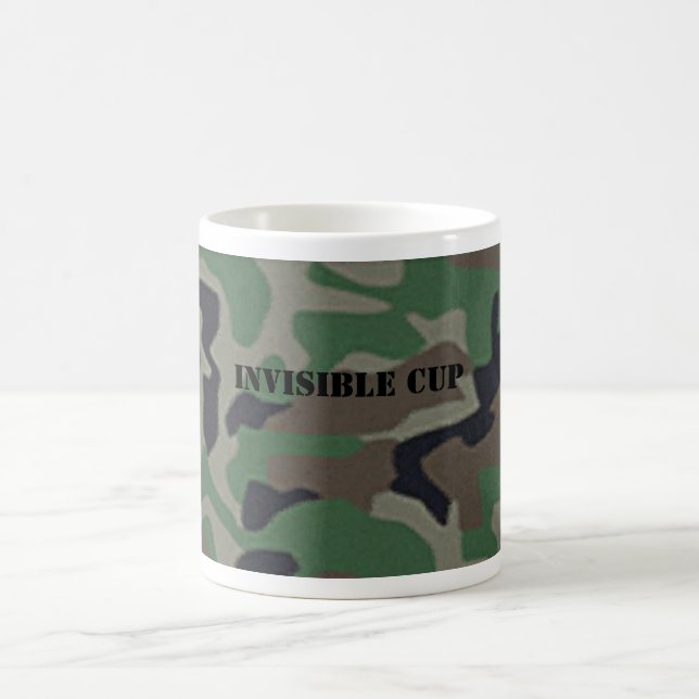 Camouflage Invisible Coffee Cup (Center)