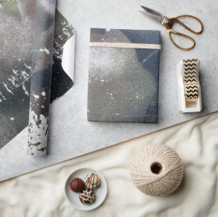 Camouflage Leaf Pattern Wrapping Paper