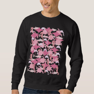 Camouflage Marine Life Ocean Camo Girls Women Sweatshirt