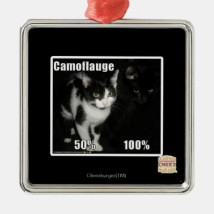 Camouflage Metal Tree Decoration