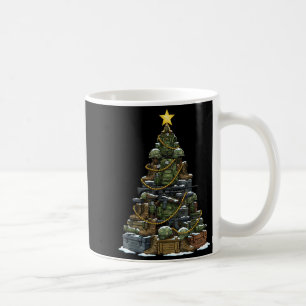 Camouflage Military Christmas Tree Patriotic Coffee Mug