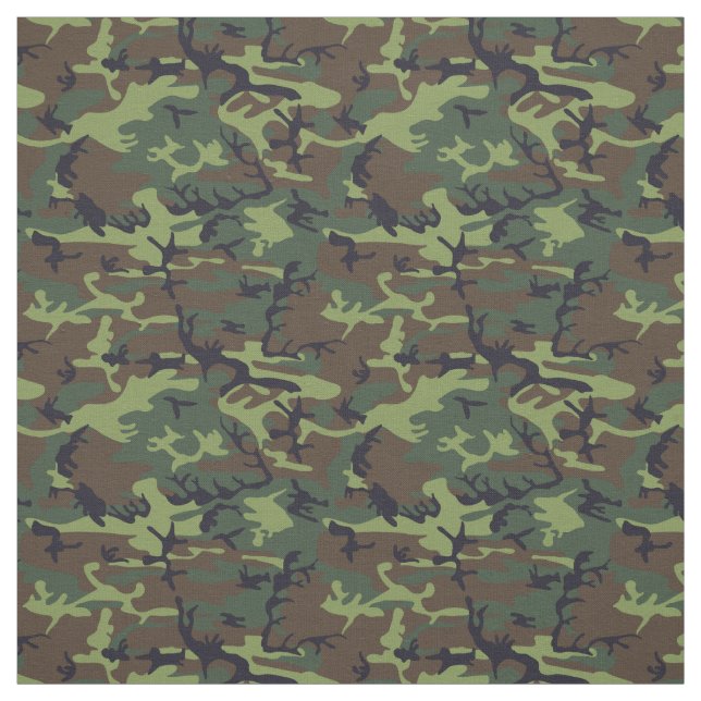 Camouflage Military Imitation Seamless Pattern Fabric (Swatch)