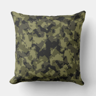 Camouflage military style cushion