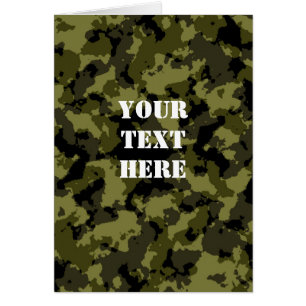 Camouflage military style pattern