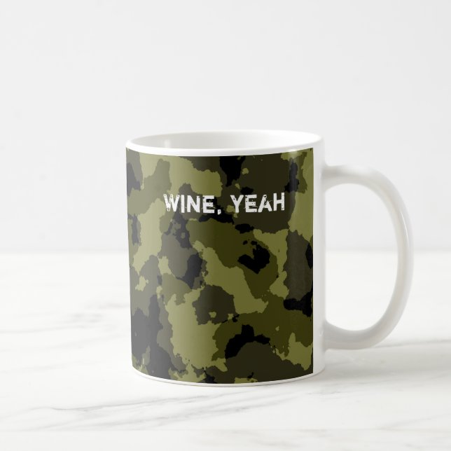 Camouflage military style pattern coffee mug (Right)